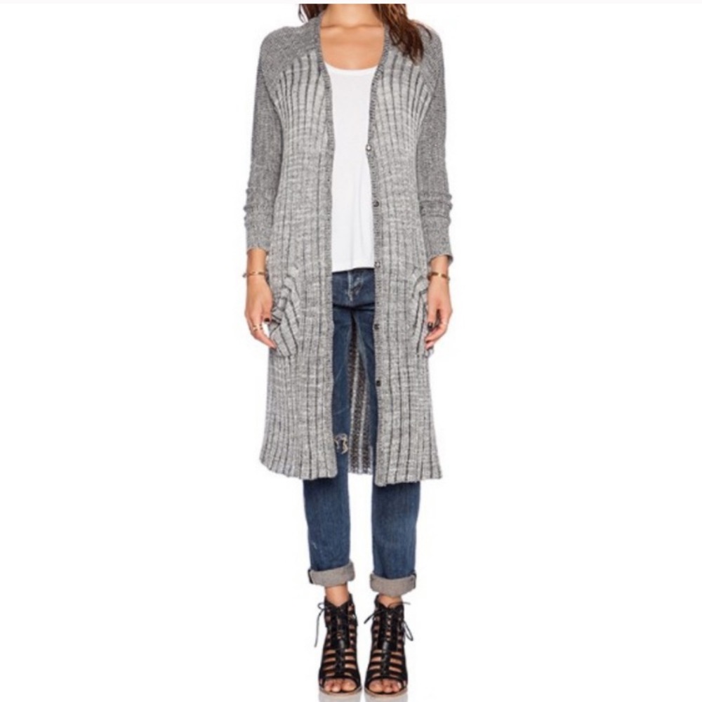 Free People Duster/Extra long cardigan